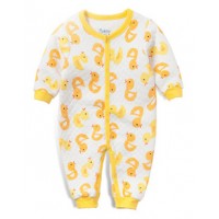 空氣棉嬰兒秋冬連身衣 - 黃色小鴨 6M/9M/12M/18M/24M